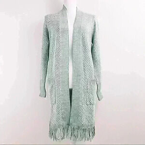 Isaac Mizrahi Cardigan Sweater Green New Small S